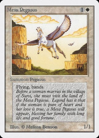 Mesa Pegasus [Unlimited Edition] MTG Single Magic: The Gathering  | Multizone: Comics And Games