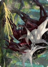 Vorinclex, Monstrous Raider 1 Art Card (Gold-Stamped Signature) [Kaldheim: Art Series] MTG Single Magic: The Gathering  | Multizone: Comics And Games