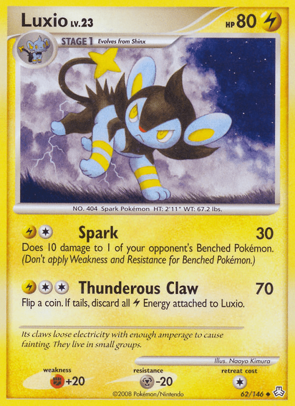 Luxio (62/146) [Diamond & Pearl: Legends Awakened] Pokemon Single Pokémon  | Multizone: Comics And Games