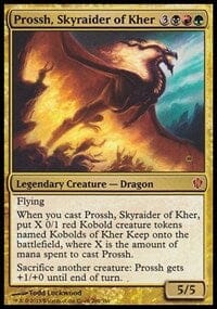 Prossh, Skyraider of Kher (Commander 2013) [Commander 2013 Oversized] MTG Single Magic: The Gathering  | Multizone: Comics And Games