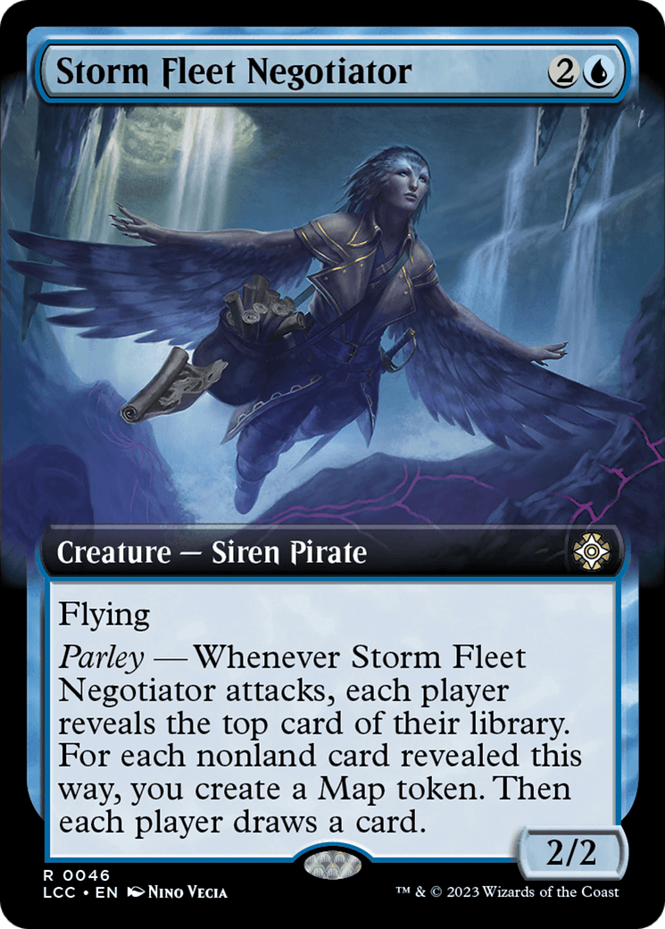 Storm Fleet Negotiator (Extended Art) [The Lost Caverns of Ixalan Commander] MTG Single Magic: The Gathering  | Multizone: Comics And Games