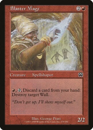 Blaster Mage [Mercadian Masques] MTG Single Magic: The Gathering  | Multizone: Comics And Games