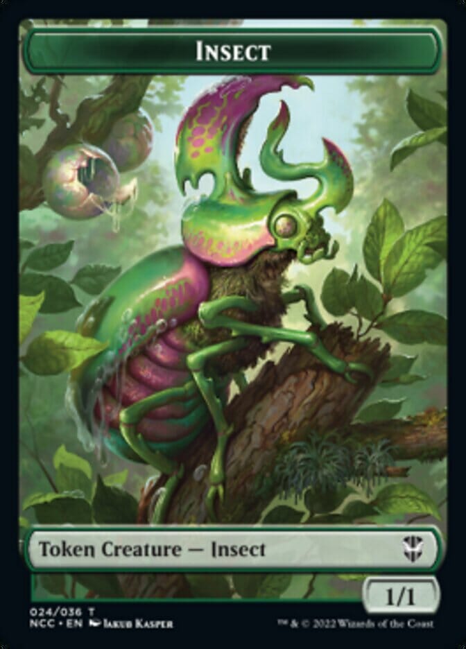 Ogre // Insect Double-sided Token [Streets of New Capenna Commander Tokens] MTG Single Magic: The Gathering  | Multizone: Comics And Games