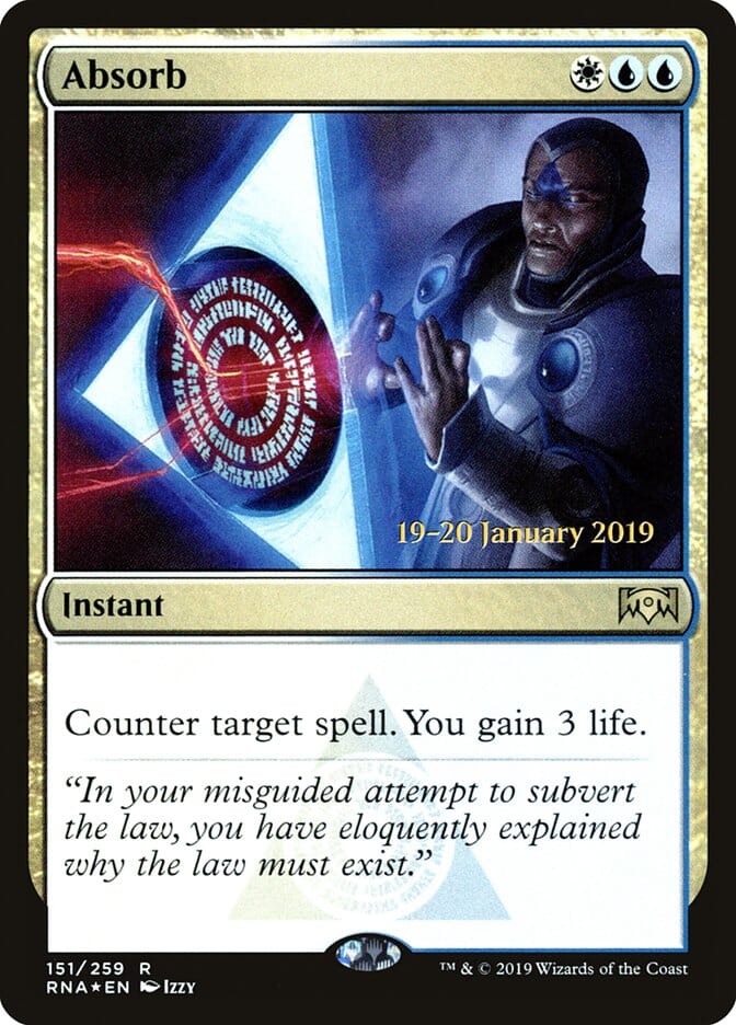 Absorb [Ravnica Allegiance Prerelease Promos] MTG Single Magic: The Gathering  | Multizone: Comics And Games