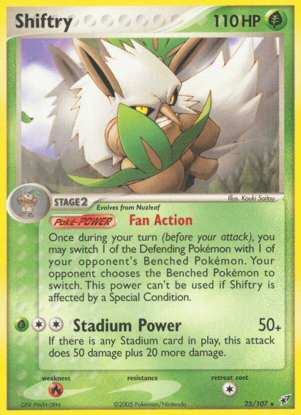 Shiftry (25/107) [EX: Deoxys] Pokemon Single Pokémon  | Multizone: Comics And Games