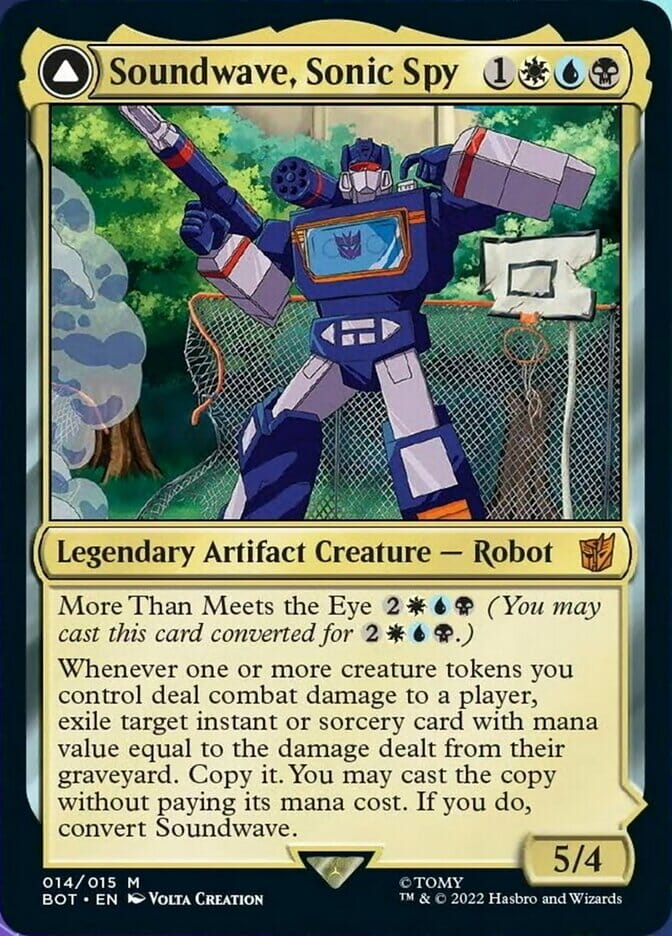 Soundwave, Sonic Spy // Soundwave, Superior Captain [Universes Beyond: Transformers] MTG Single Magic: The Gathering  | Multizone: Comics And Games