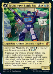 Soundwave, Sonic Spy // Soundwave, Superior Captain [Universes Beyond: Transformers] MTG Single Magic: The Gathering  | Multizone: Comics And Games