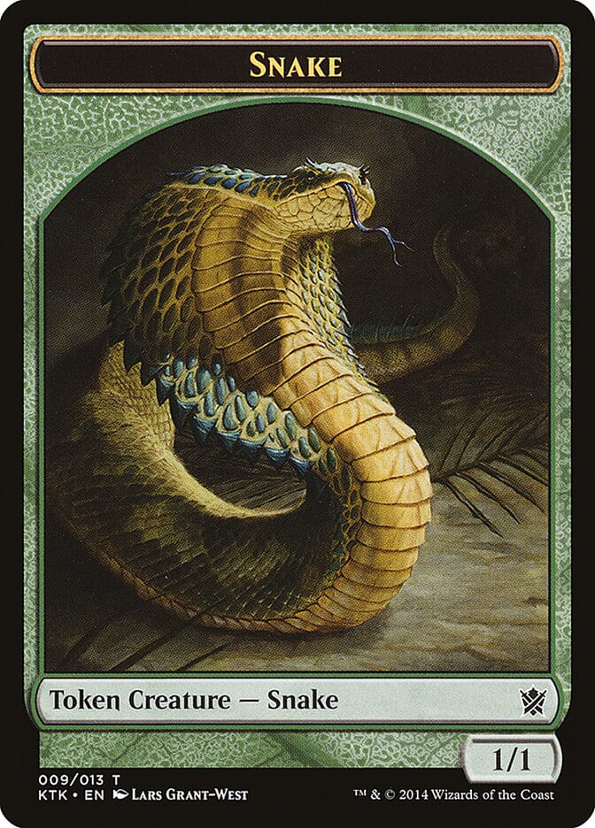 Snake [Khans of Tarkir Tokens] MTG Single Magic: The Gathering  | Multizone: Comics And Games