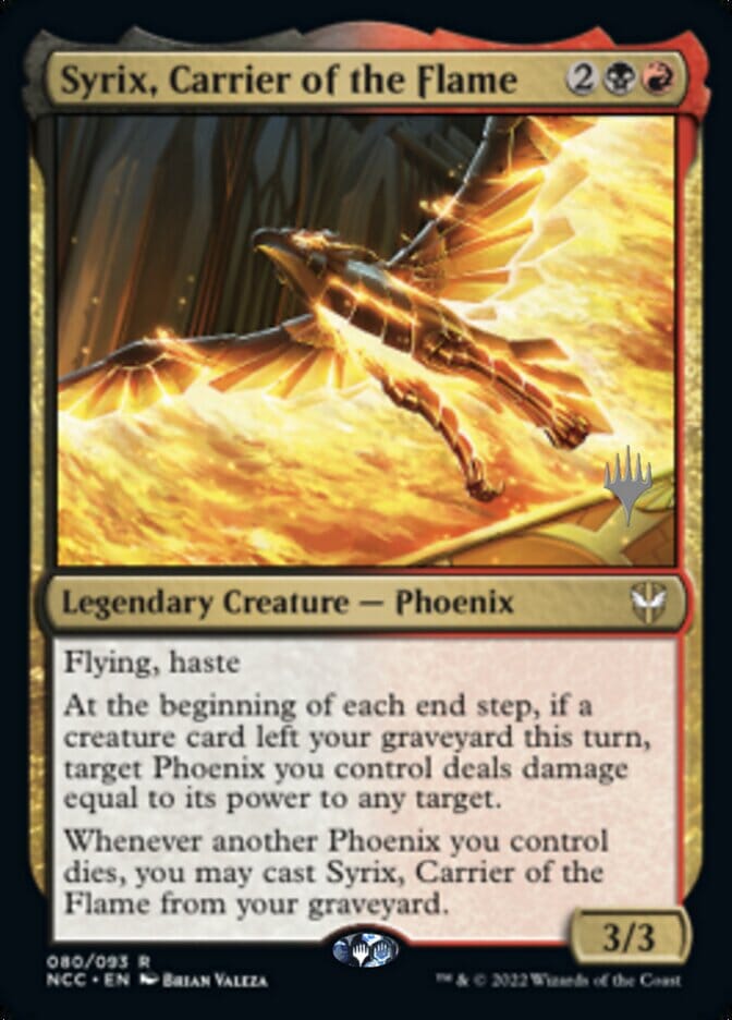 Syrix, Carrier of the Flame (Promo Pack) [Streets of New Capenna Commander Promos] MTG Single Magic: The Gathering  | Multizone: Comics And Games