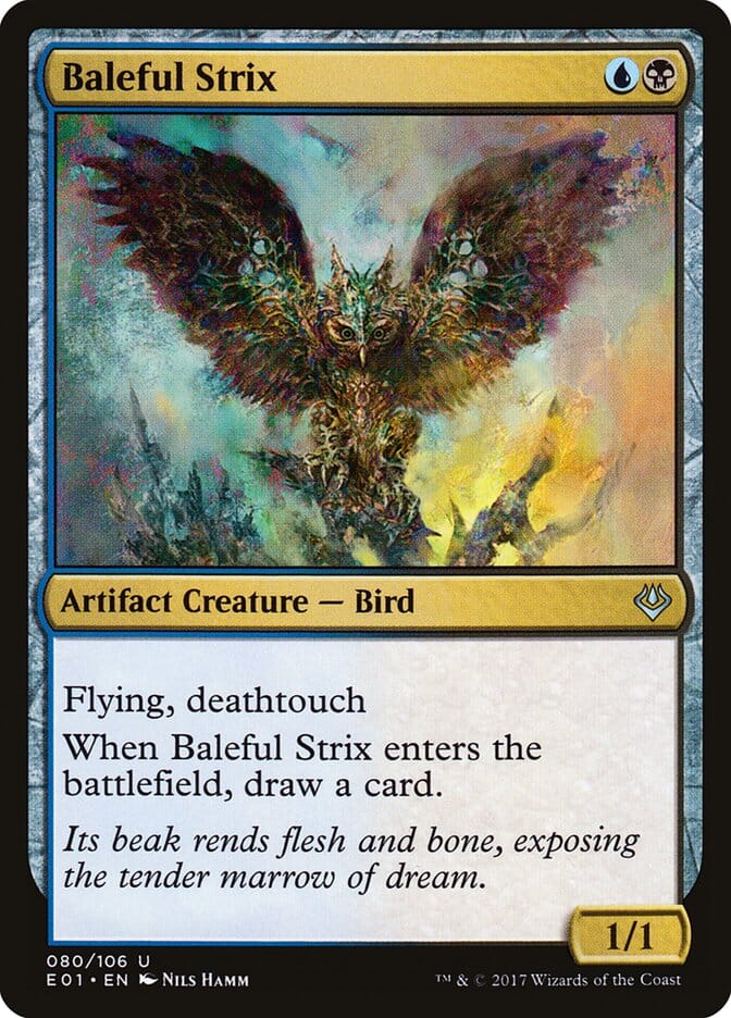 Baleful Strix [Archenemy: Nicol Bolas] MTG Single Magic: The Gathering  | Multizone: Comics And Games