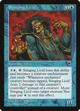 Stinging Licid [Tempest] MTG Single Magic: The Gathering  | Multizone: Comics And Games