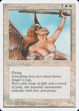 Serra Angel [Fourth Edition] MTG Single Magic: The Gathering  | Multizone: Comics And Games