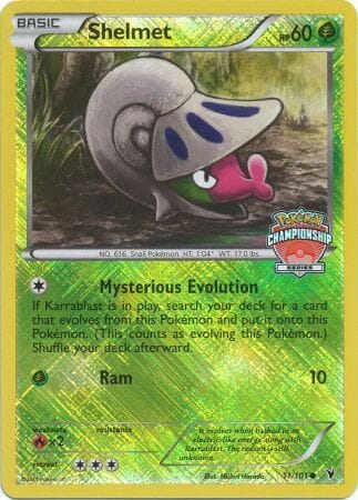 Shelmet (11/101) (Championship Promo) [Black & White: Noble Victories] Pokemon Single Pokémon  | Multizone: Comics And Games