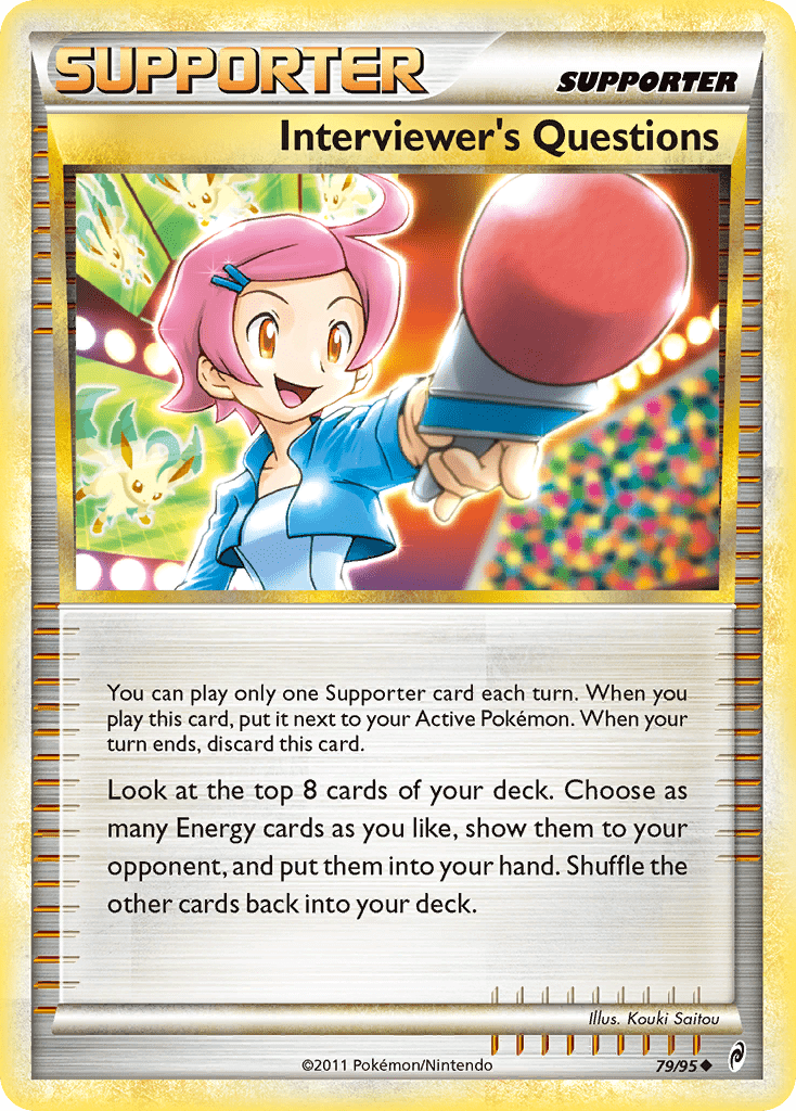 Interviewer's Questions (79/95) [HeartGold & SoulSilver: Call of Legends] Pokemon Single Pokémon  | Multizone: Comics And Games