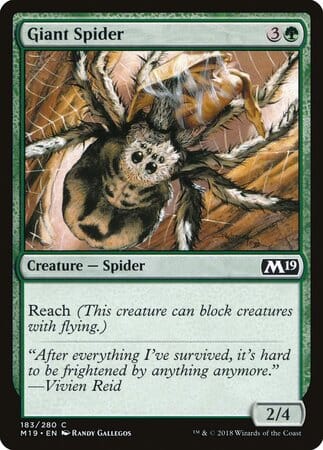 Giant Spider [Core Set 2019] MTG Single Magic: The Gathering  | Multizone: Comics And Games