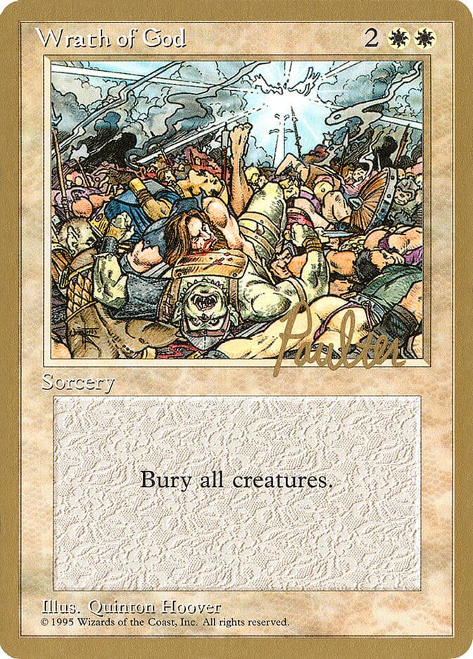 Wrath of God (Preston Poulter) [Pro Tour Collector Set] MTG Single Magic: The Gathering  | Multizone: Comics And Games
