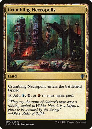 Crumbling Necropolis [Commander 2016] MTG Single Magic: The Gathering  | Multizone: Comics And Games