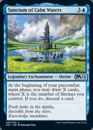 Sanctum of Calm Waters [Core Set 2021] MTG Single Magic: The Gathering  | Multizone: Comics And Games