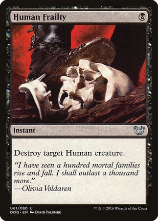 Human Frailty [Duel Decks: Blessed vs. Cursed] MTG Single Magic: The Gathering  | Multizone: Comics And Games