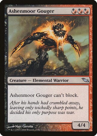 Ashenmoor Gouger [Shadowmoor] MTG Single Magic: The Gathering  | Multizone: Comics And Games