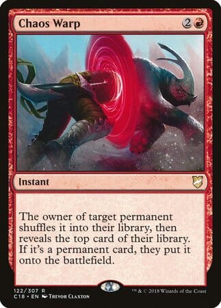 Chaos Warp [Commander 2018] MTG Single Magic: The Gathering  | Multizone: Comics And Games