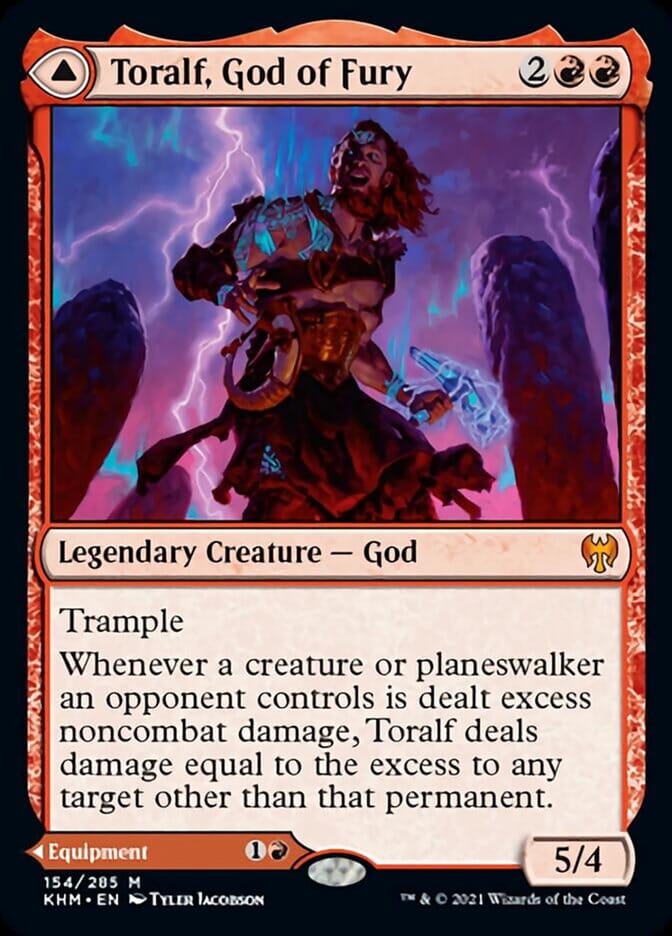 Toralf, God of Fury // Toralf's Hammer [Kaldheim] MTG Single Magic: The Gathering  | Multizone: Comics And Games