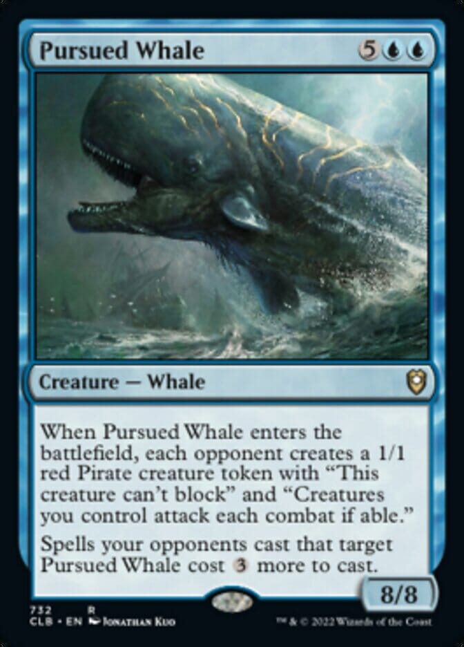 Pursued Whale [Commander Legends: Battle for Baldur's Gate] MTG Single Magic: The Gathering  | Multizone: Comics And Games