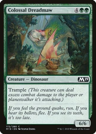 Colossal Dreadmaw [Core Set 2019] MTG Single Magic: The Gathering  | Multizone: Comics And Games
