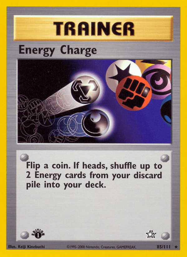 Energy Charge (85/111) [Neo Genesis 1st Edition] Pokemon Single Pokémon  | Multizone: Comics And Games