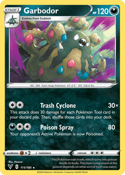 Garbodor (111/185) [Sword & Shield: Vivid Voltage] Pokemon Single Pokémon  | Multizone: Comics And Games