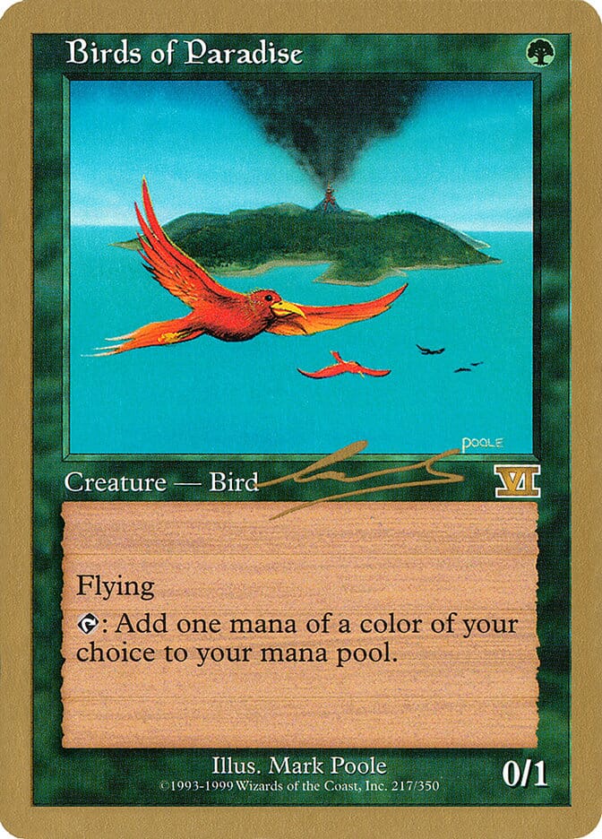 Birds of Paradise (Nicolas Labarre) [World Championship Decks 2000] MTG Single Magic: The Gathering  | Multizone: Comics And Games