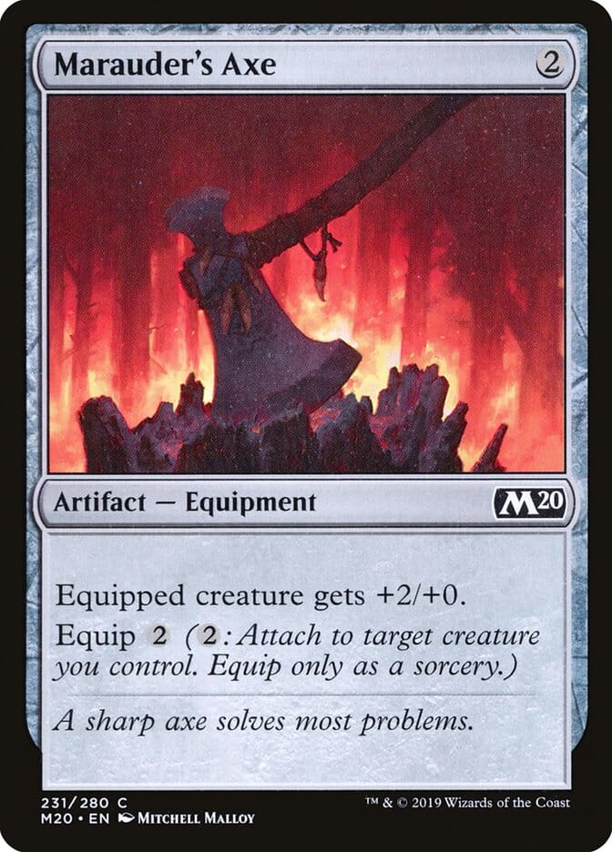 Marauder's Axe [Core Set 2020] MTG Single Magic: The Gathering  | Multizone: Comics And Games