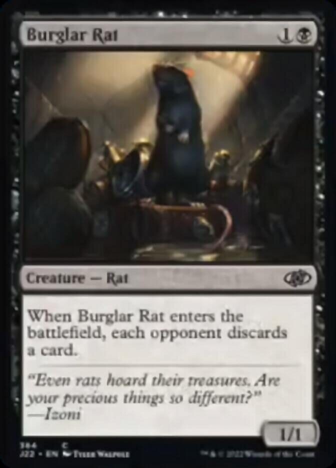 Burglar Rat [Jumpstart 2022] MTG Single Magic: The Gathering  | Multizone: Comics And Games