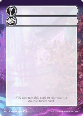 Helper Card (2/9) [Kamigawa: Neon Dynasty Tokens] MTG Single Magic: The Gathering  | Multizone: Comics And Games