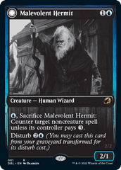 Malevolent Hermit // Benevolent Geist [Innistrad: Double Feature] MTG Single Magic: The Gathering  | Multizone: Comics And Games