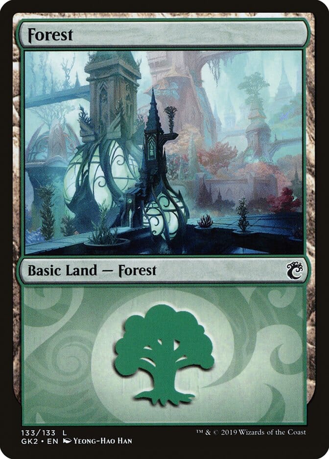 Forest (133) [Ravnica Allegiance Guild Kit] MTG Single Magic: The Gathering  | Multizone: Comics And Games