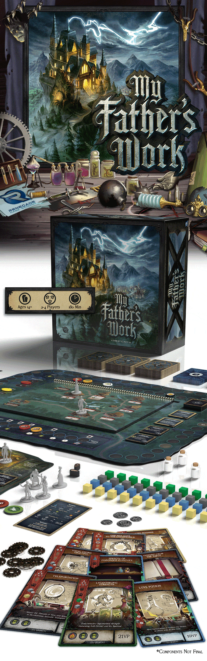My Father's Work Board game Multizone: Comics And Games  | Multizone: Comics And Games