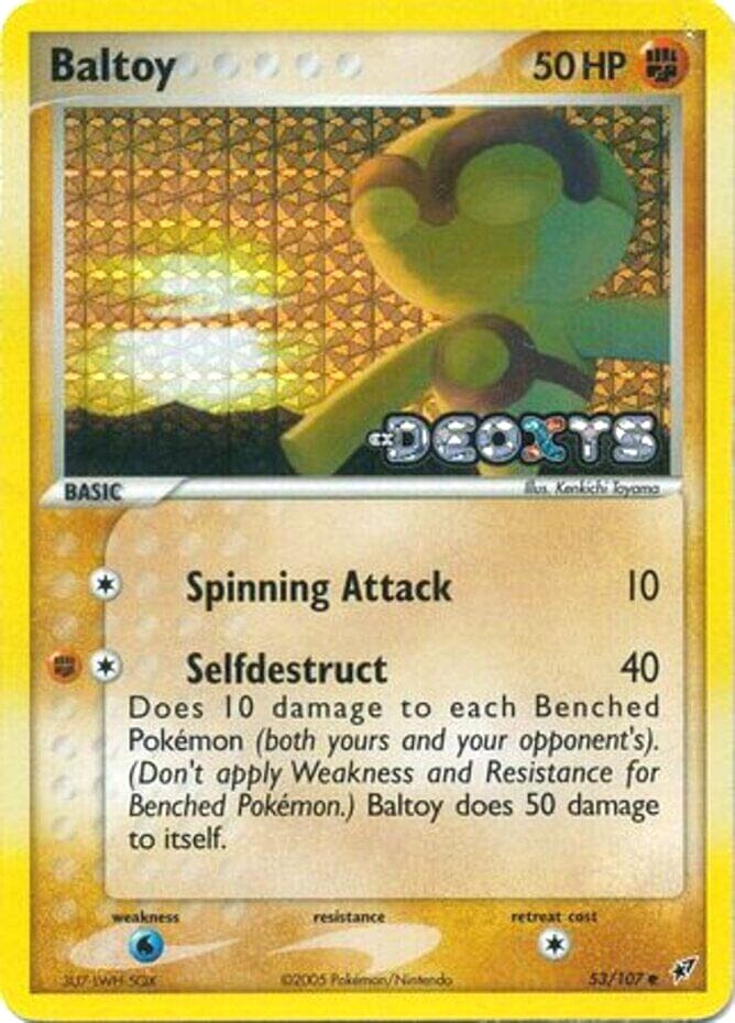 Baltoy (53/107) (Stamped) [EX: Deoxys] Pokemon Single Pokémon  | Multizone: Comics And Games