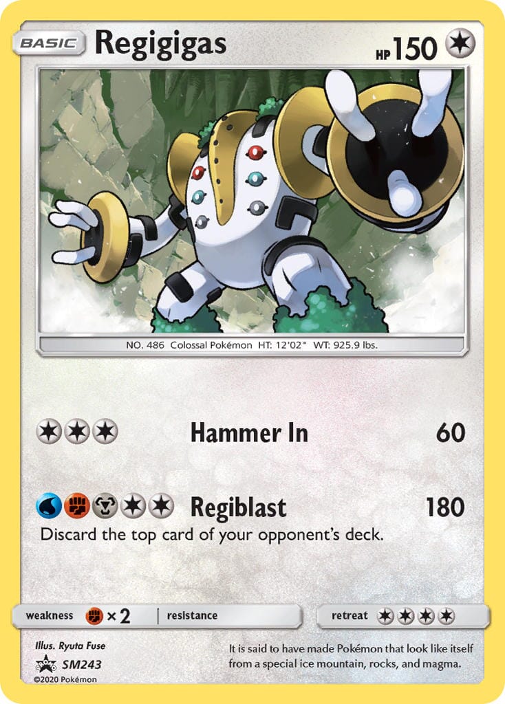 Regigigas (SM243) [Sun & Moon: Black Star Promos] Pokemon Single Pokémon  | Multizone: Comics And Games