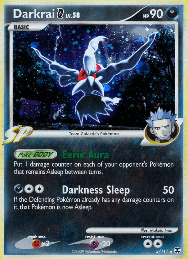 Darkrai G (3/111) [Platinum: Rising Rivals] Pokemon Single Pokémon  | Multizone: Comics And Games