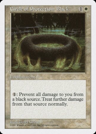 Circle of Protection: Black [Fifth Edition] MTG Single Magic: The Gathering  | Multizone: Comics And Games