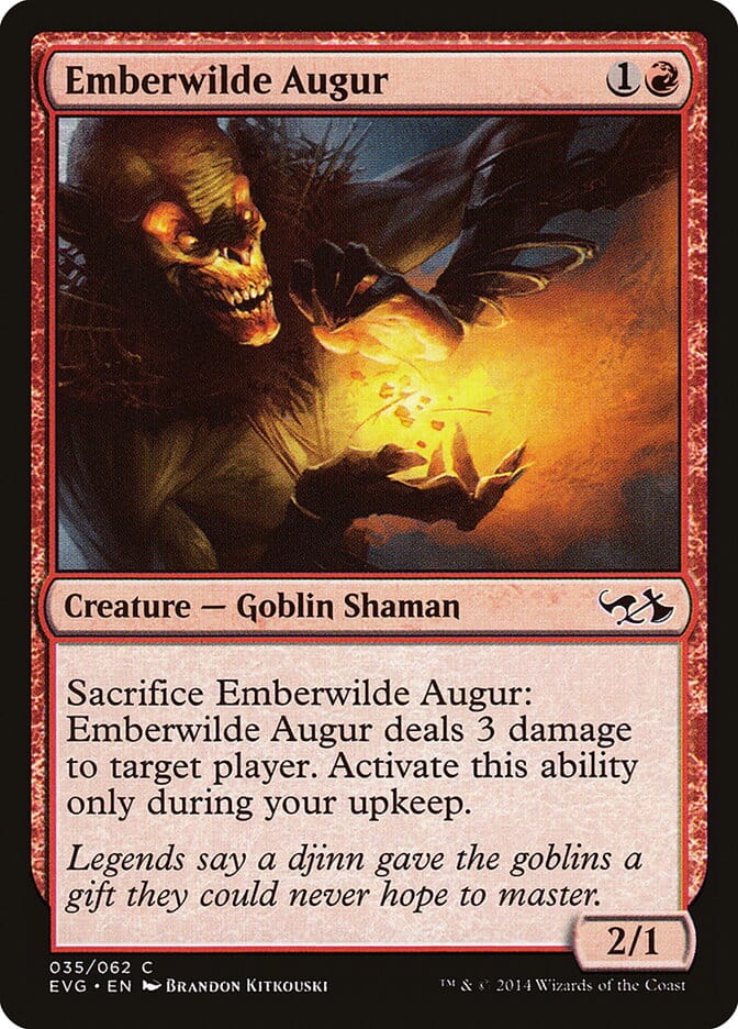 Emberwilde Augur (Elves vs. Goblins) [Duel Decks Anthology] MTG Single Magic: The Gathering  | Multizone: Comics And Games