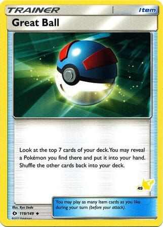 Great Ball (119/149) (Pikachu Stamp #49) [Battle Academy 2020] Pokemon Single Pokémon  | Multizone: Comics And Games