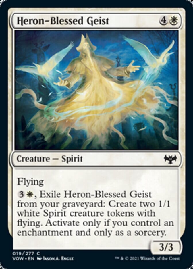 Heron-Blessed Geist [Innistrad: Crimson Vow] MTG Single Magic: The Gathering  | Multizone: Comics And Games