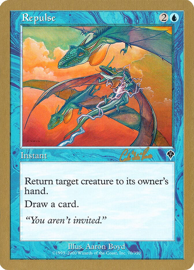 Repulse (Carlos Romao) [World Championship Decks 2002] MTG Single Magic: The Gathering  | Multizone: Comics And Games