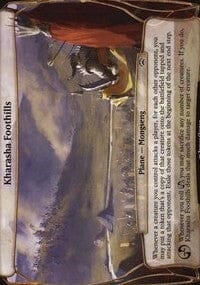 Kharasha Foothills [Planechase 2012 Planes] MTG Single Magic: The Gathering  | Multizone: Comics And Games