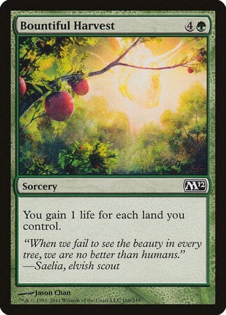 Bountiful Harvest [Magic 2012] MTG Single Magic: The Gathering  | Multizone: Comics And Games