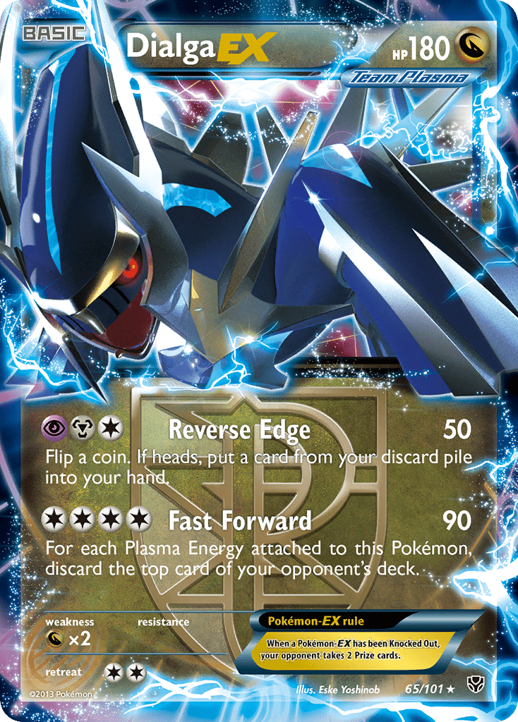 Dialga EX (65/101) [Black & White: Plasma Blast] Pokemon Single Pokémon  | Multizone: Comics And Games