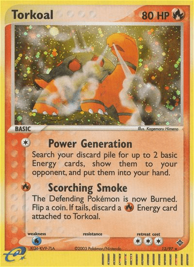 Torkoal (12/97) [EX: Dragon] Pokemon Single Pokémon  | Multizone: Comics And Games