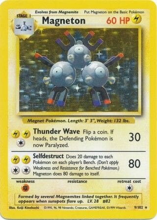 Magneton (9/102) [Base Set Unlimited] Pokemon Single Pokémon  | Multizone: Comics And Games